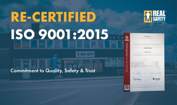Real Safety nach der Norm ISO 9001 für Qualität, Sicherheit und zuverlässige Geschäftsprozesse Real Safety .