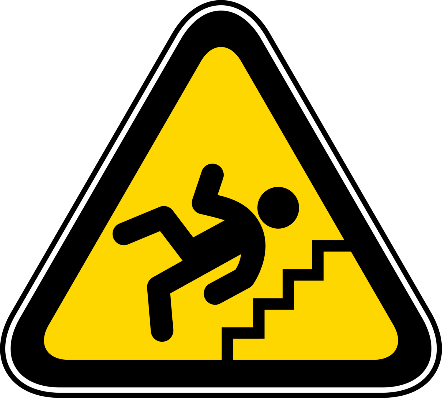 slipping stairs